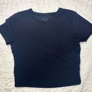 Athleta Women's Black Short Sleeve Tee